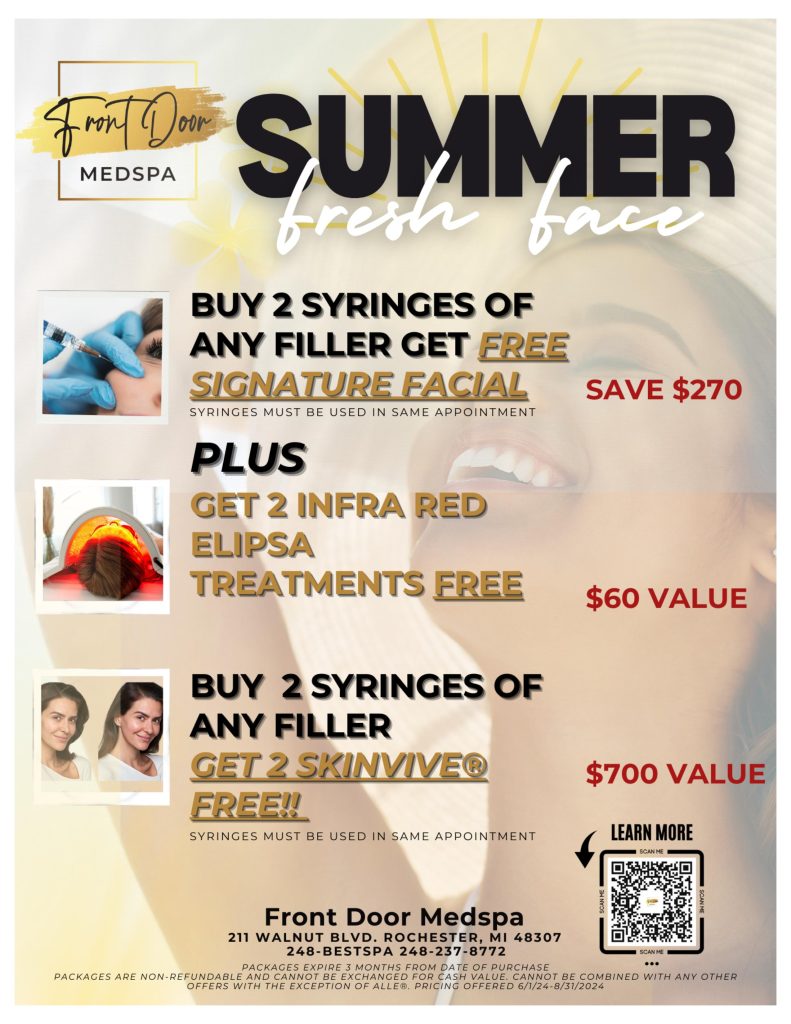Summer Fresh Face at Front Door MedSpa Ad